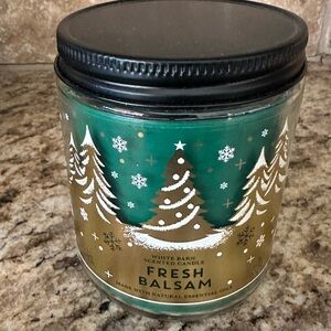 White Barn Fresh Balsam Scented Candle - smells like a Christmas tree!
